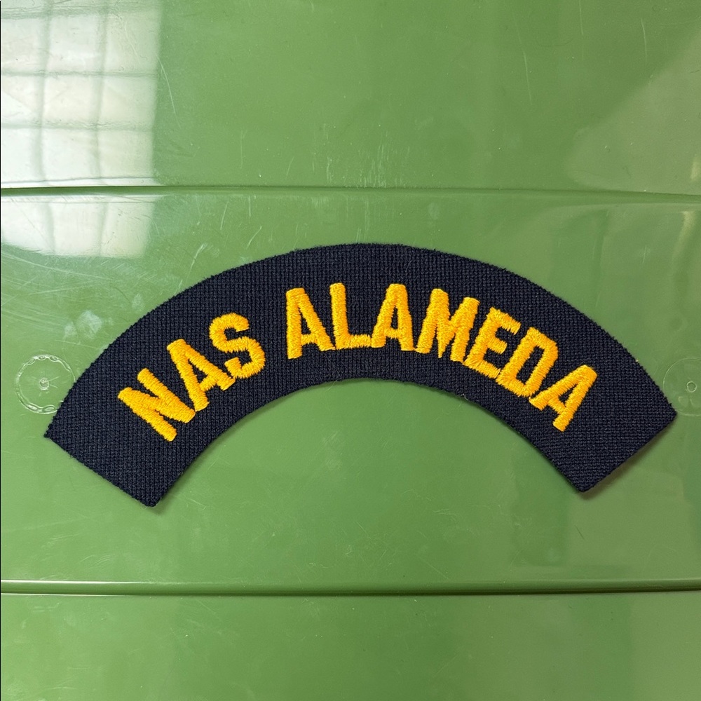 NAS Alameda embroidered naval Patch